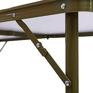 Стіл для пікніка розкладний зі стільцями 120*60*70/61/54 см, хакі