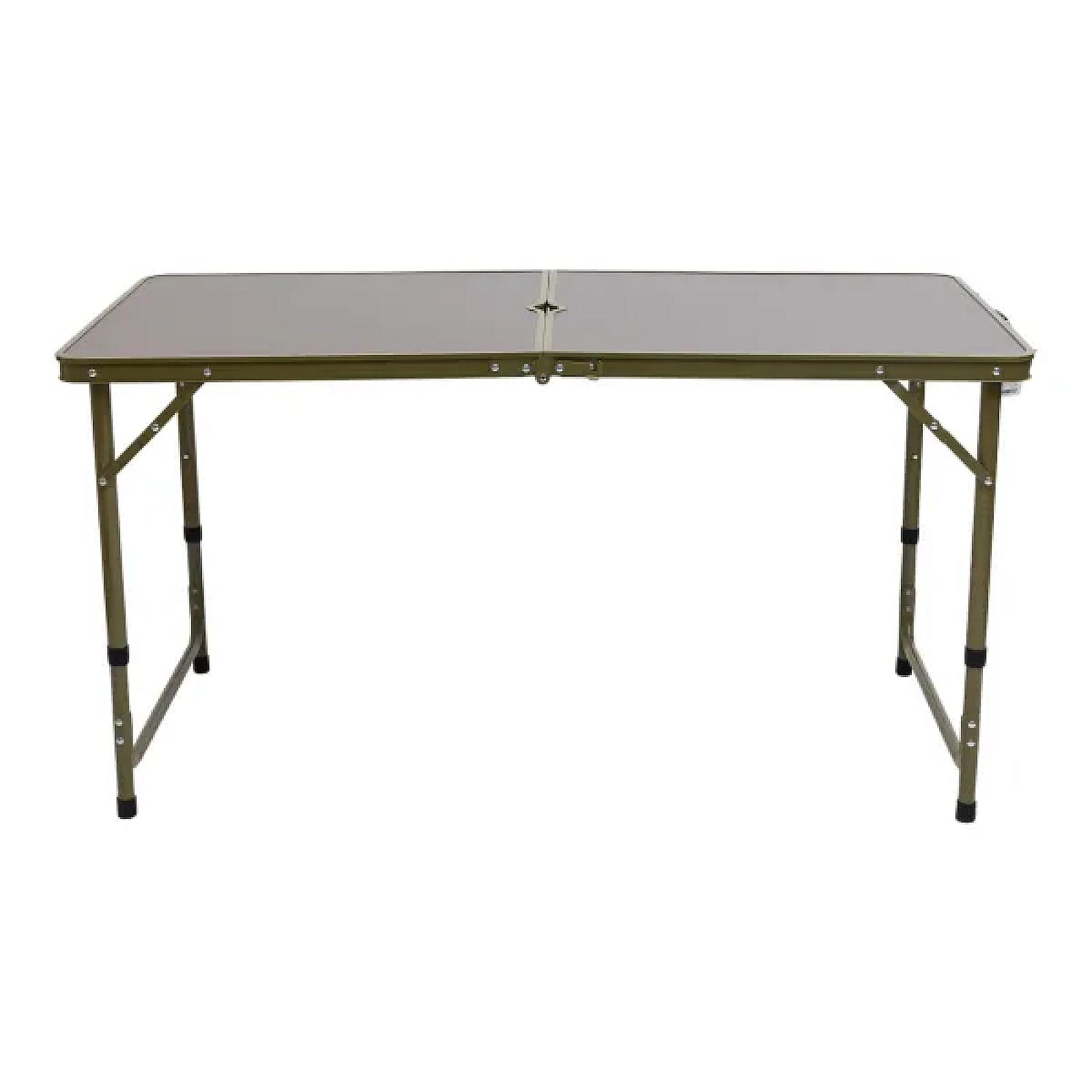 Стіл для пікніка розкладний зі стільцями 120*60*70/61/54 см, хакі
