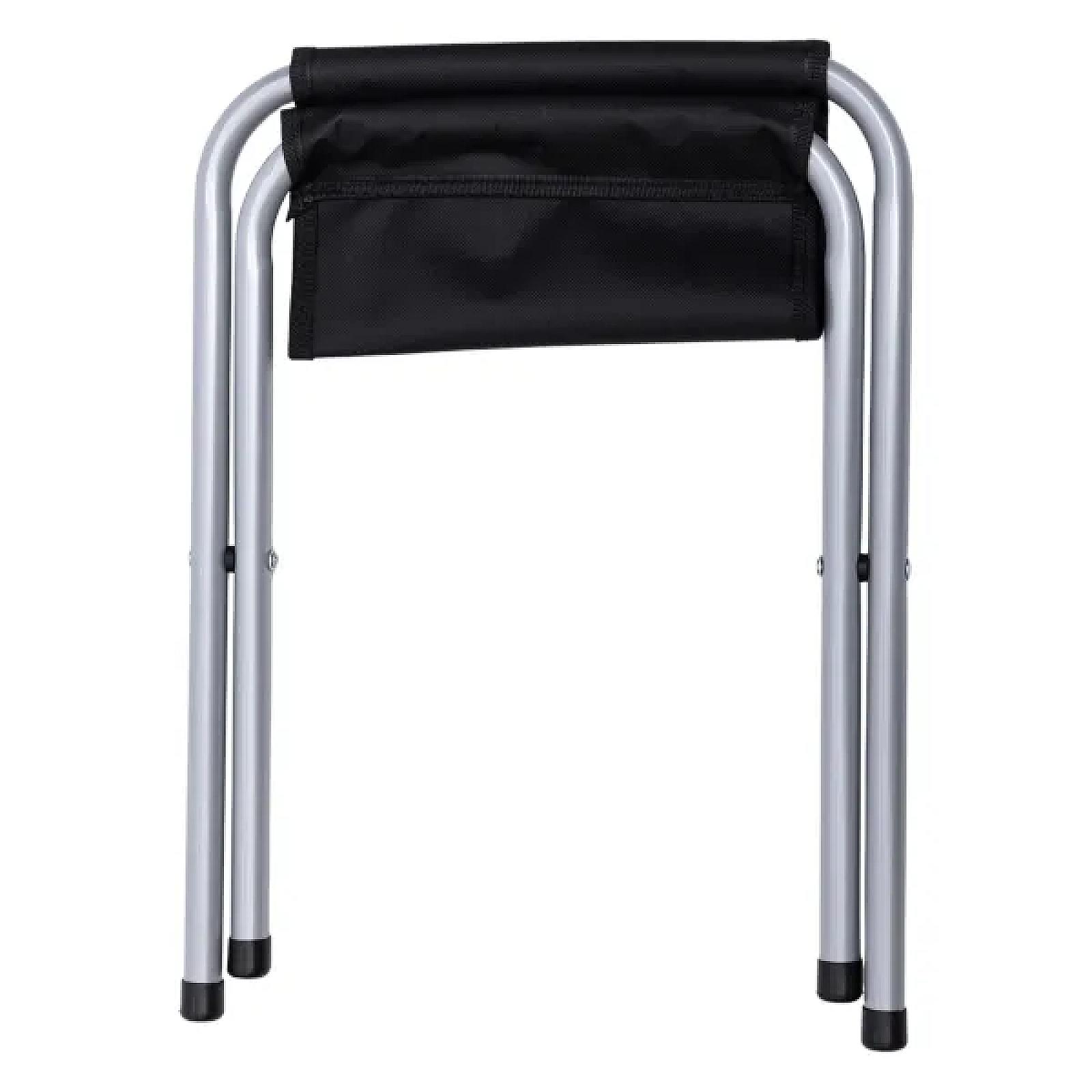 Стіл для пікніка розкладний зі стільцями 120*60*70/61/54 см, чорний