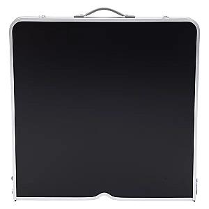 Стіл для пікніка розкладний зі стільцями 120*60*70/61/54 см, чорний