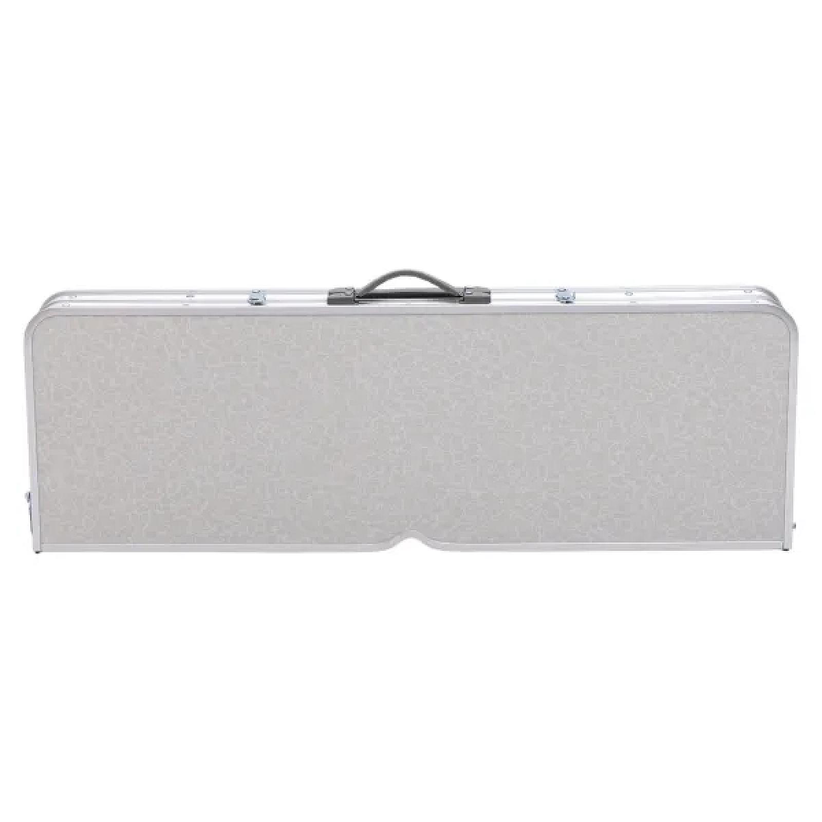 Стіл складаний і дві лавки для кемпінгу 90*60*39.5/70 см, білий