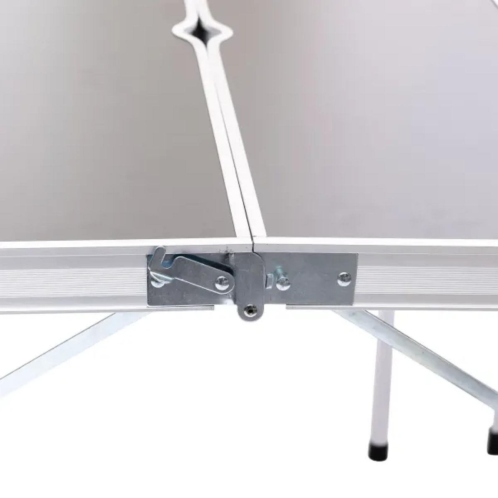 Стіл складаний і дві лавки для кемпінгу 90*60*39.5/70 см, сірий