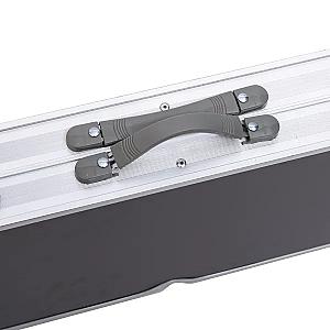 Стіл складаний і дві лавки для кемпінгу 90*60*39.5/70 см, сірий