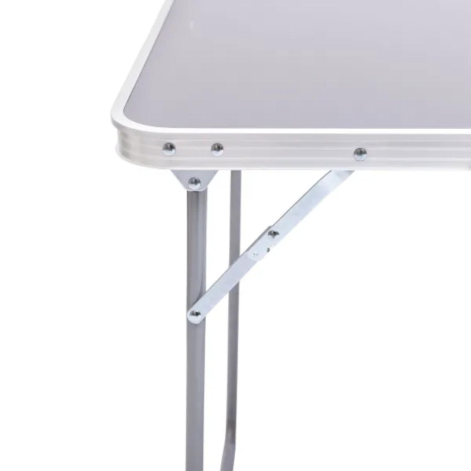 Стіл складний для пікніка 75*55*65 см, сірий