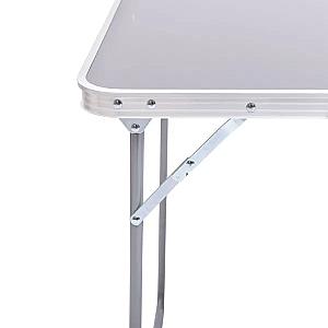 Стіл складний для пікніка 75*55*65 см, сірий