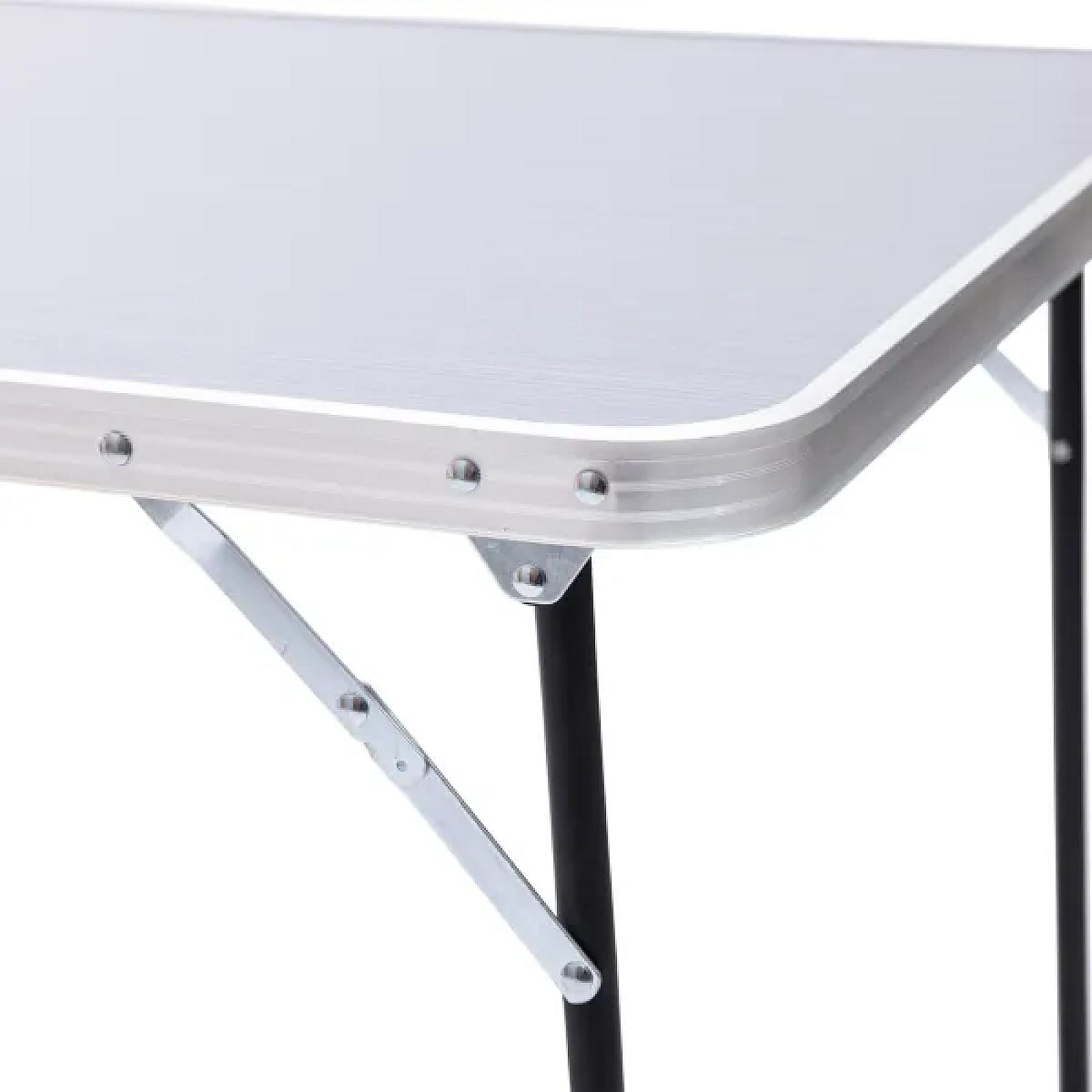 Стіл складний для пікніка 80*60*69,5 см, сірий