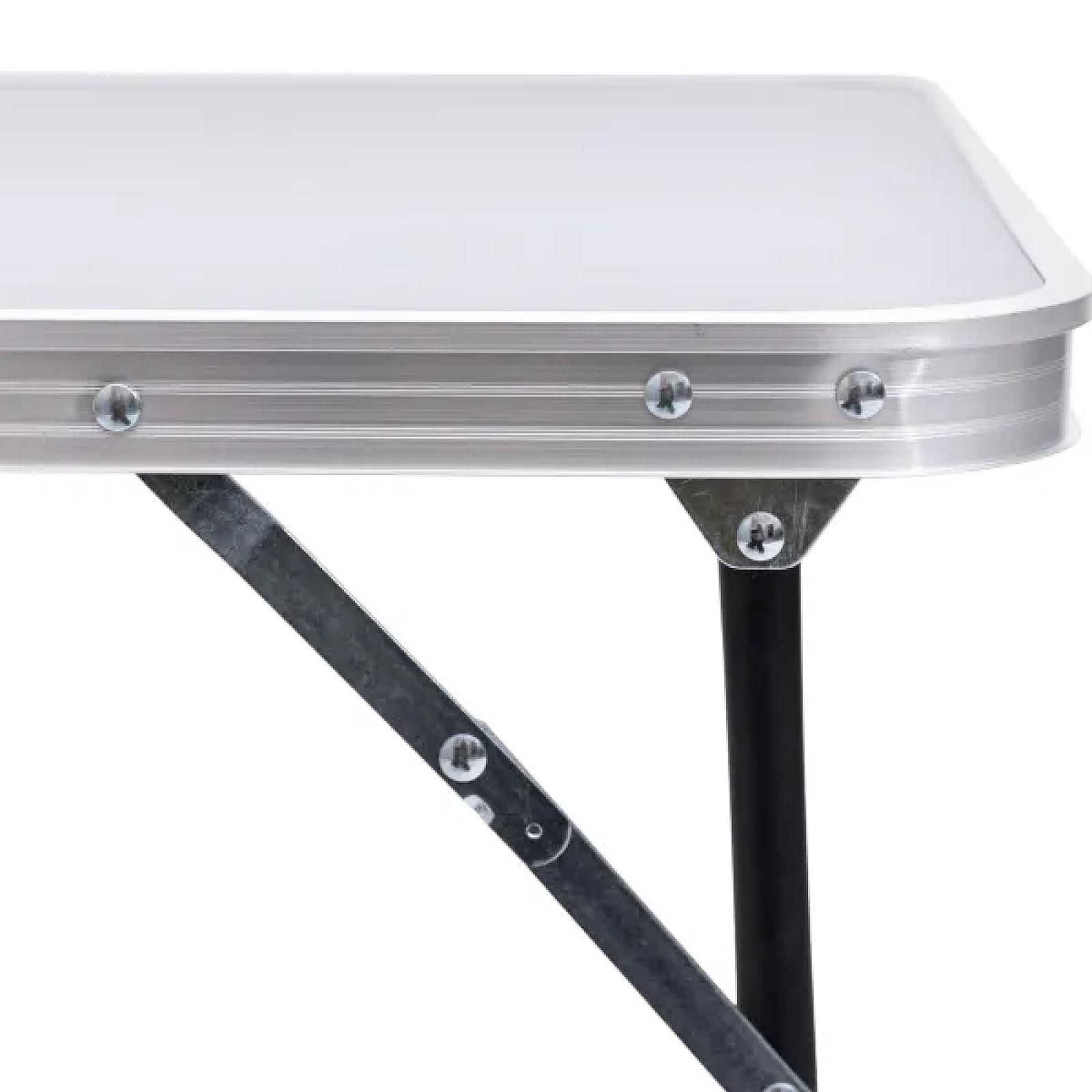 Стіл складний для пікніка 80*60*69,5 см, сірий