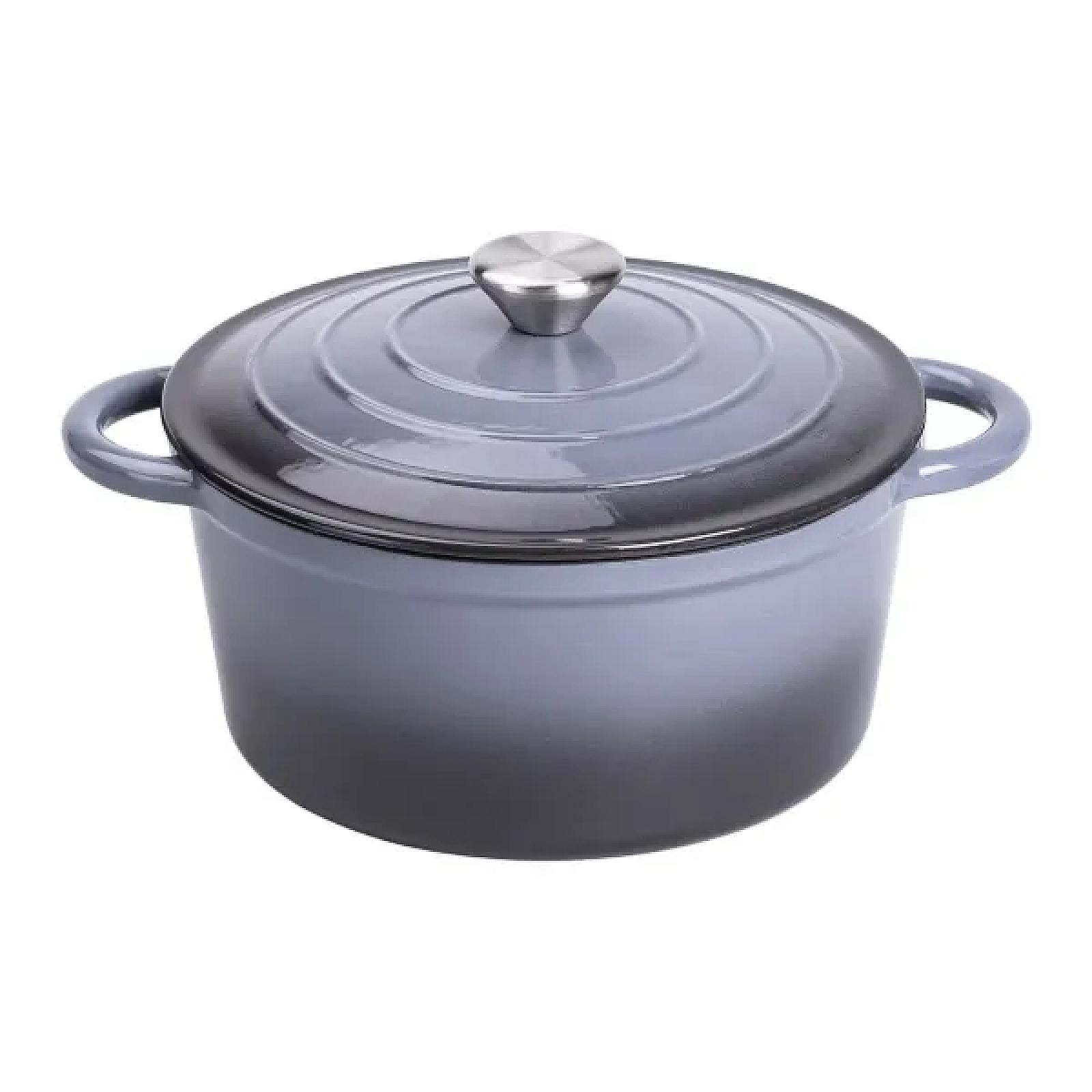 Набір посуду для приготування чавунний 2/3/4/1 л, сірий