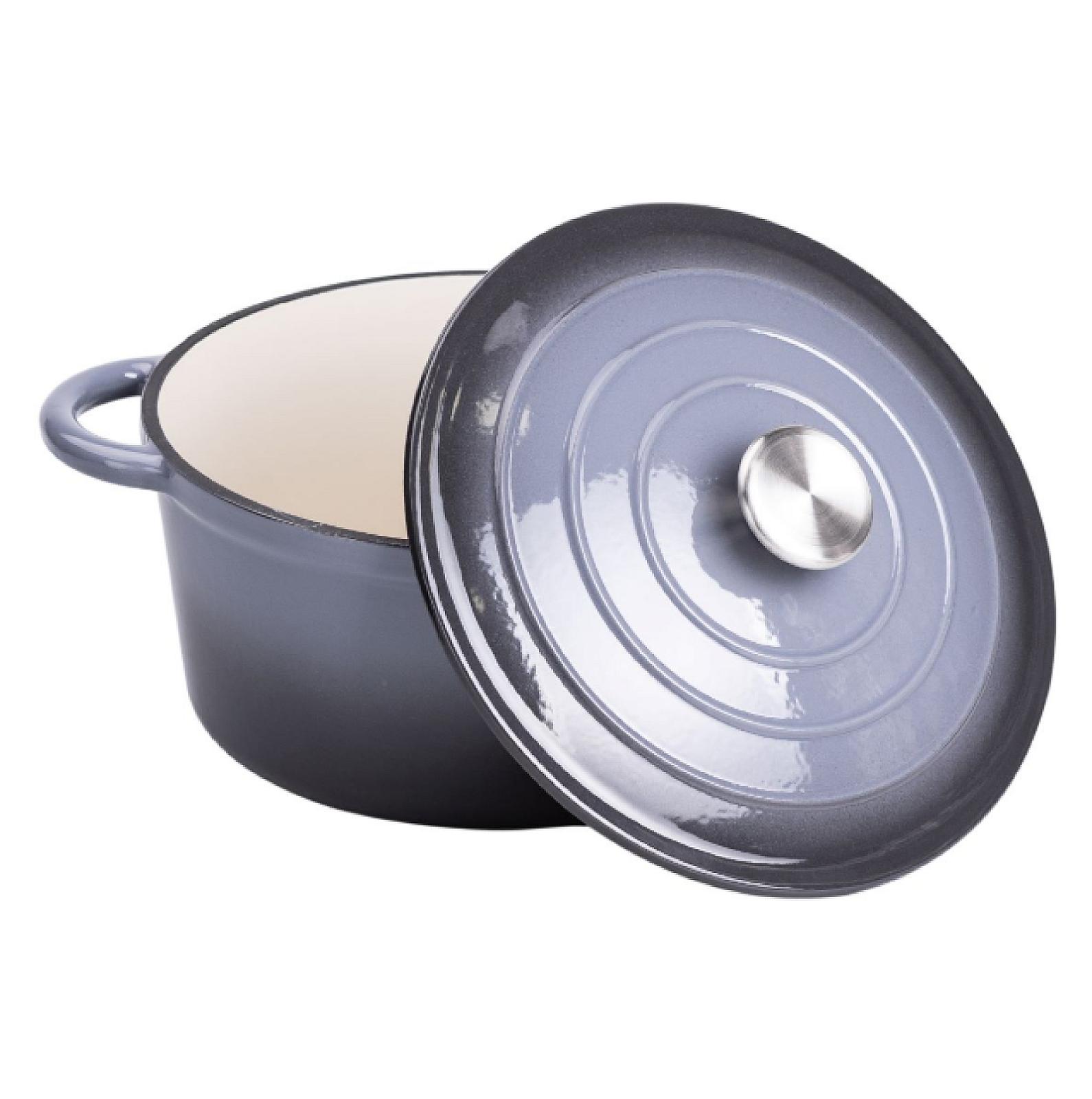 Набір посуду для приготування чавунний 2/3/4/1 л, сірий