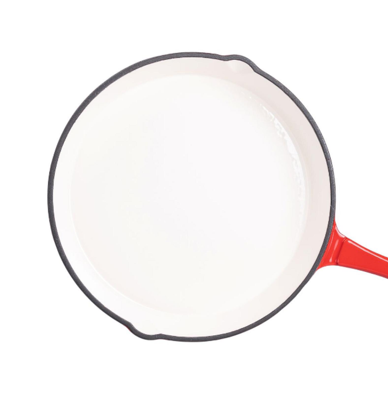 Набір посуду для приготування чавунний 2/3/4/1 л, червоний