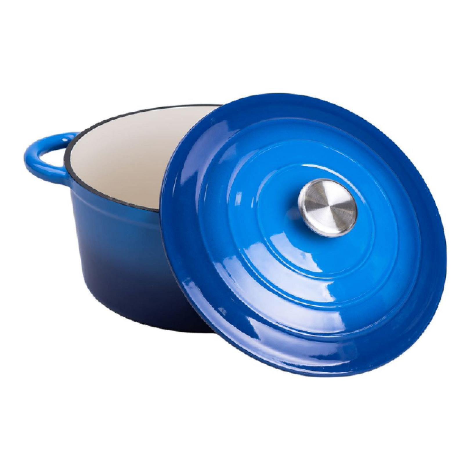 Набір посуду для приготування чавунний 2/3/4/1 л, синій