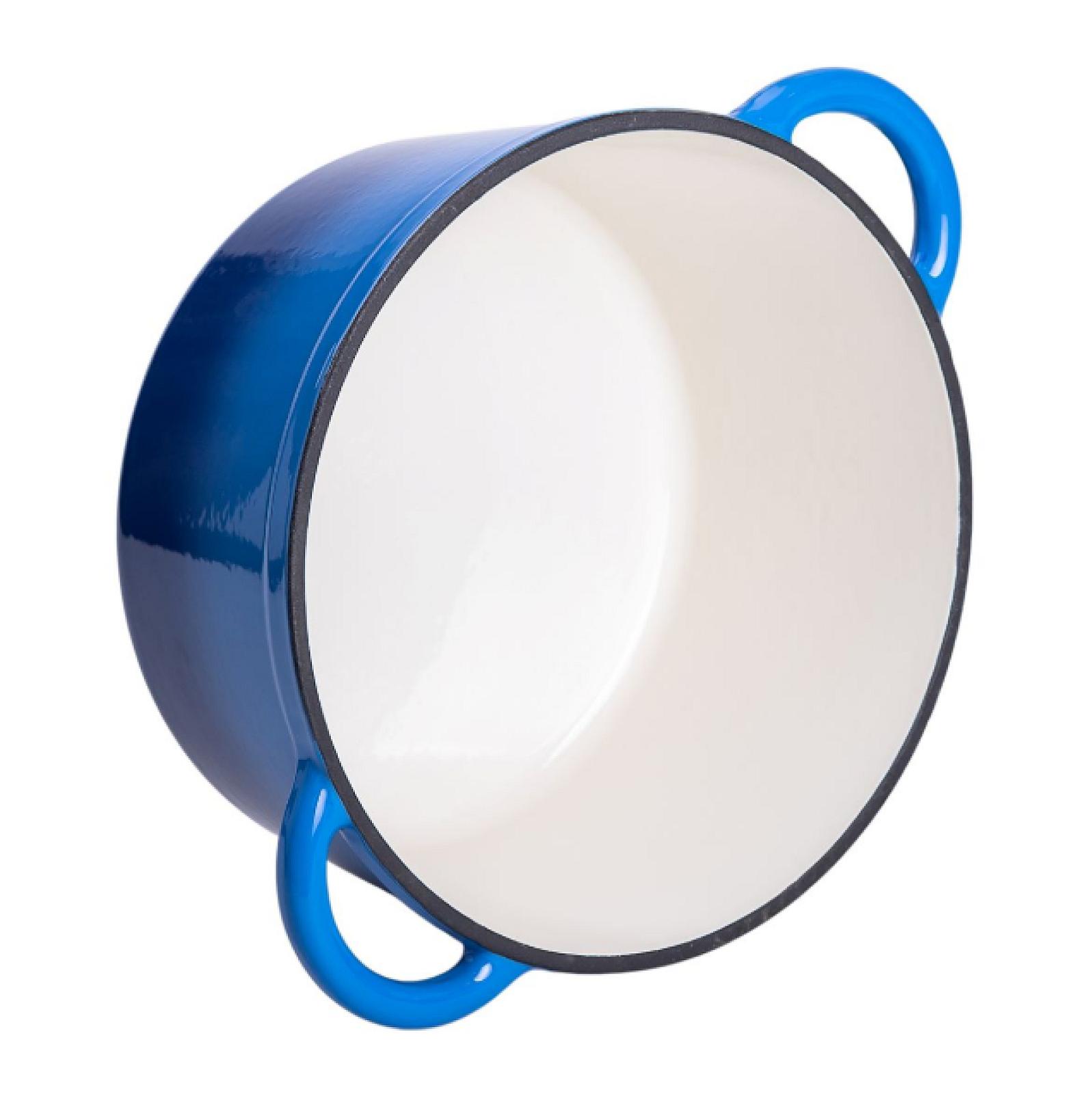 Набір посуду для приготування чавунний 2/3/4/1 л, синій