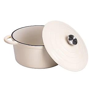 Набір посуду для приготування чавунний 2/3/4/1 л, бежевий