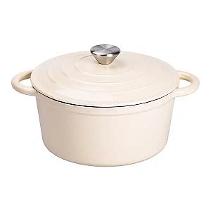 Набір посуду для приготування чавунний 2/3/4/1 л, бежевий