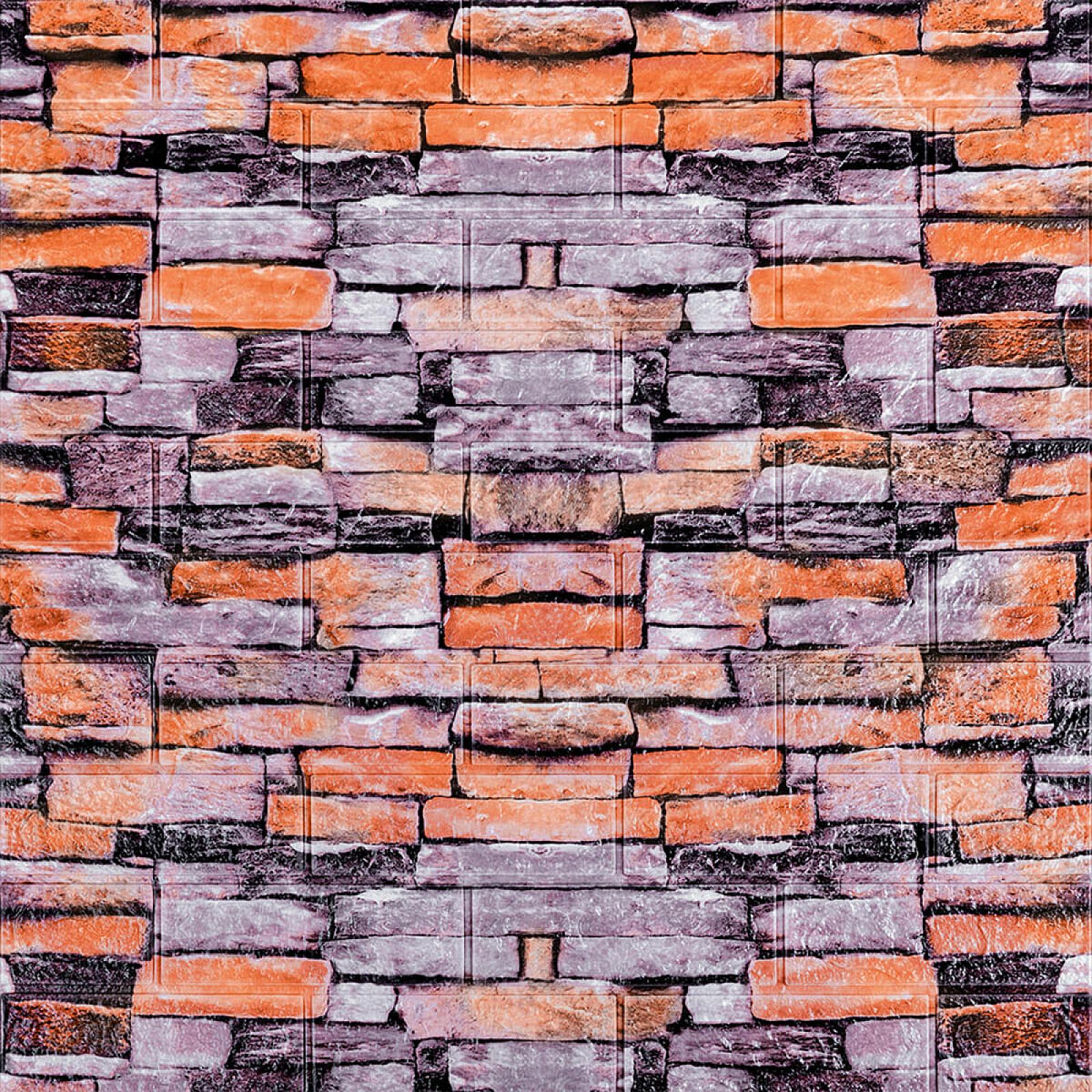 Декоративна 3D панель 700х770х6мм Цегла Катеринославська піщаник (045)