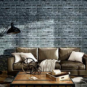 Декоративна 3D панель самоклейка 700х770х5мм Цегла сіра Катеринославська (042)