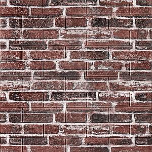 Декоративна 3D панель самоклейка 700х770х5мм Цегла червона Катеринославська (043)