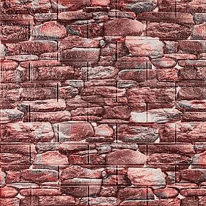 Самоклеюча декоративна 3D панелі 700х770х5мм Матовий камінь (060M)