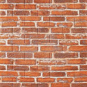 Декоративна 3D панель 700х770х5мм Руда Катеринославська цегла (044)