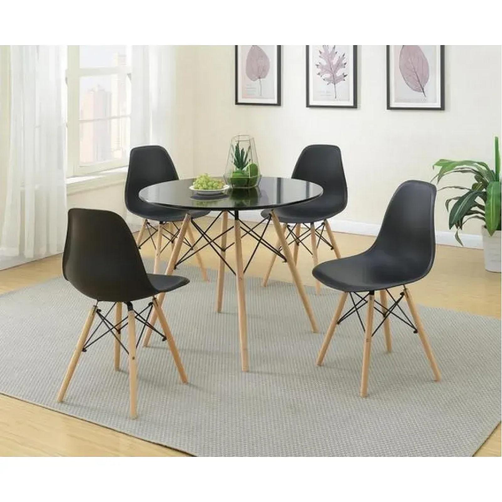 Стілець Bonro В-173 FULL KD чорний (4 шт)