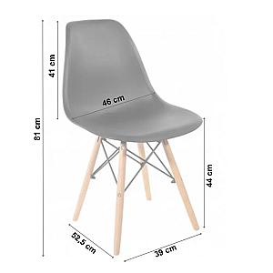 Стілець Bonro В-173 FULL KD чорний (4 шт)