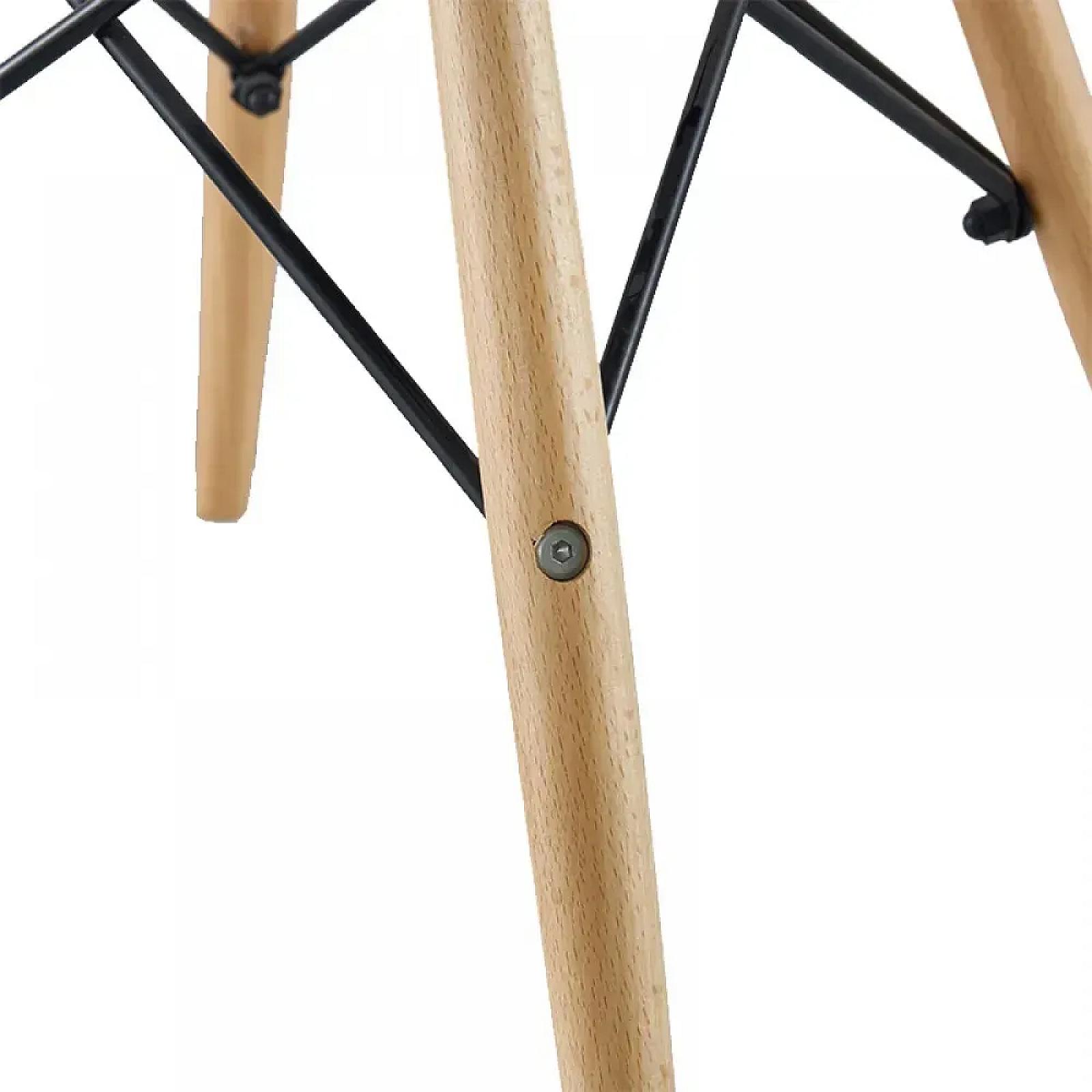 Крісло для кухні на ніжках Bonro В-173 FULL KD сіре (4шт)