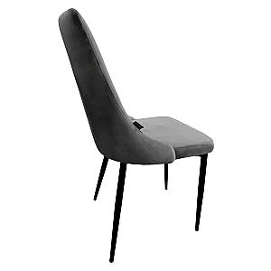 Стілець крісло для кухні, вітальні, кафе Bonro B-426 сіре (4 шт)