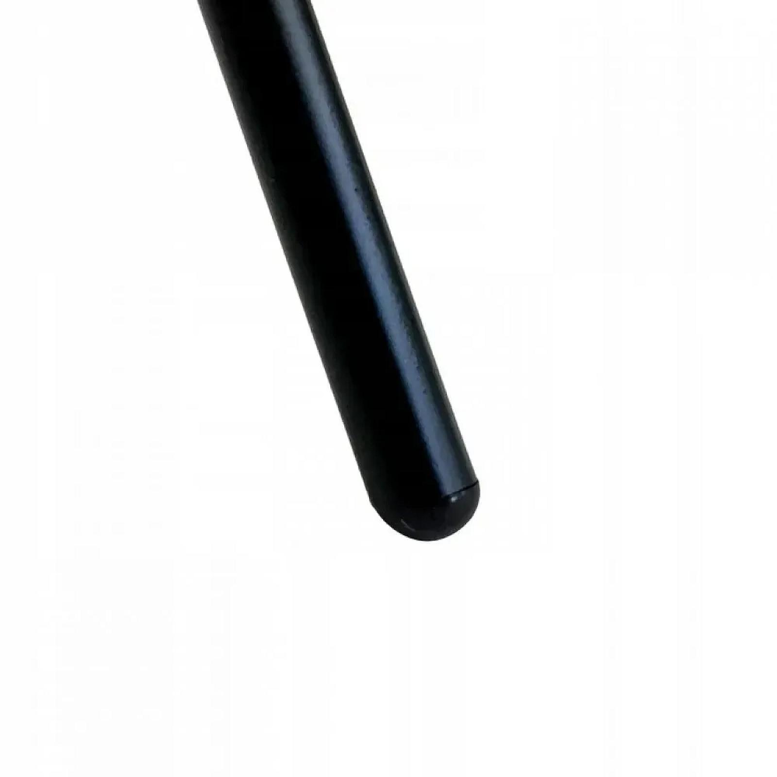 Столик для балкона тераси саду напівкруглий Bonro B-1913 чорний