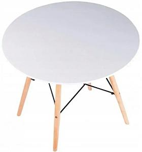 Стіл обідній круглий Bonro В-957-600 білий