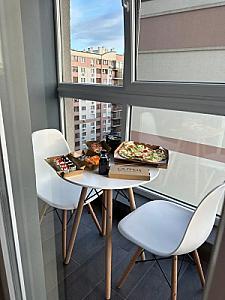 Стіл обідній круглий Bonro В-957-600 білий