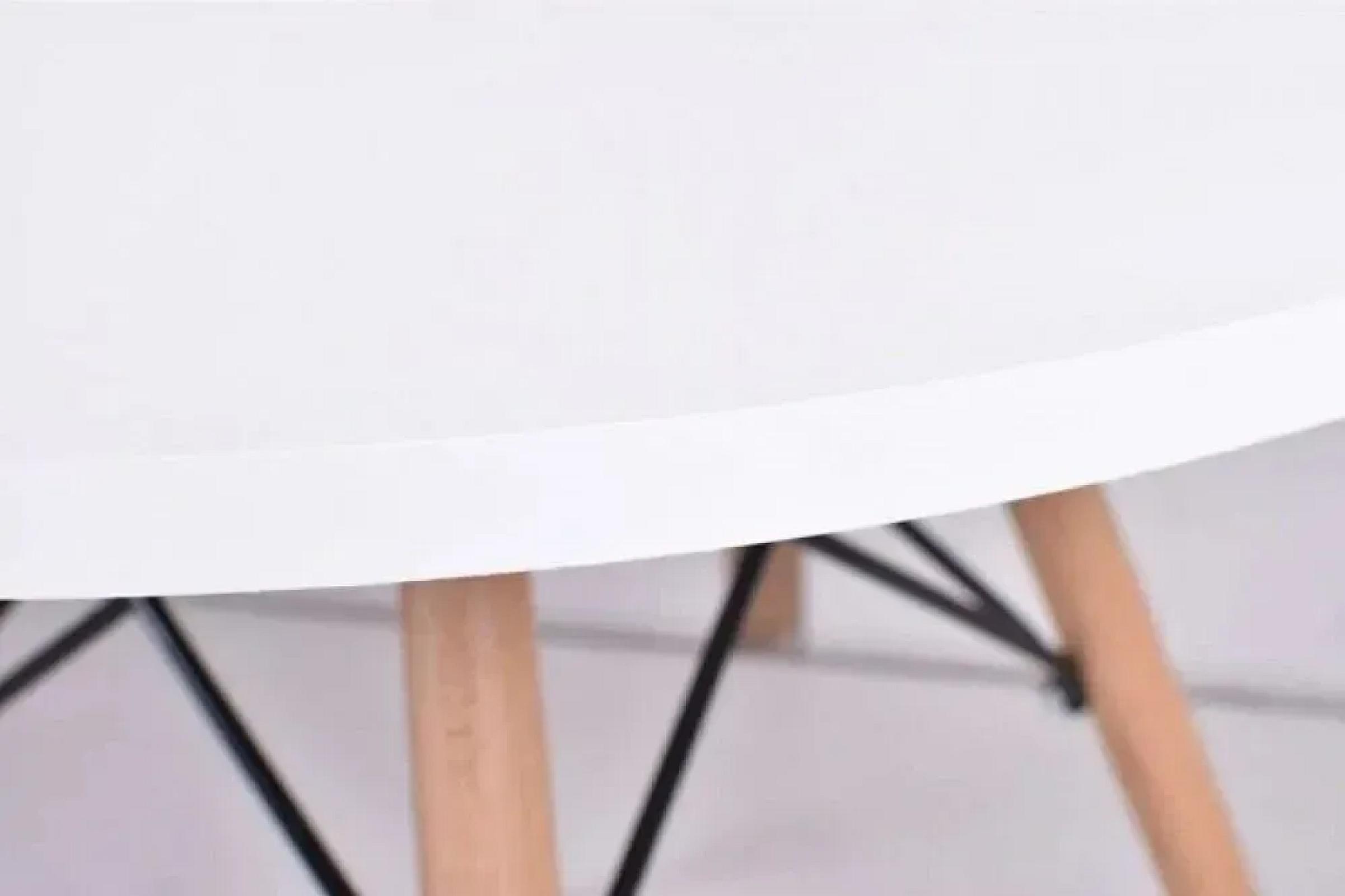 Стіл обідній круглий 70 см Bonro ВN-957 білий