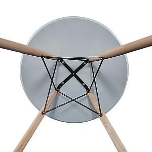 Стіл обідній круглий 70 см Bonro ВN-957 білий