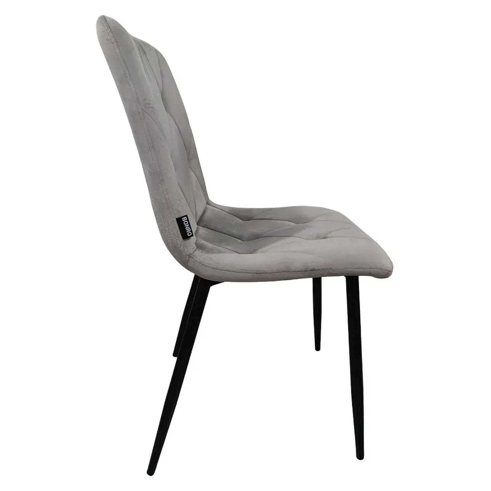 Крісло стілець для кухні вітальні барів Bonro B-421 сіре