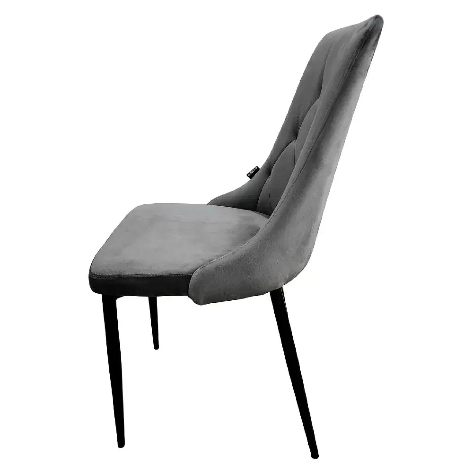 Стілець крісло для кухні, вітальні, кафе Bonro B-426 сіре