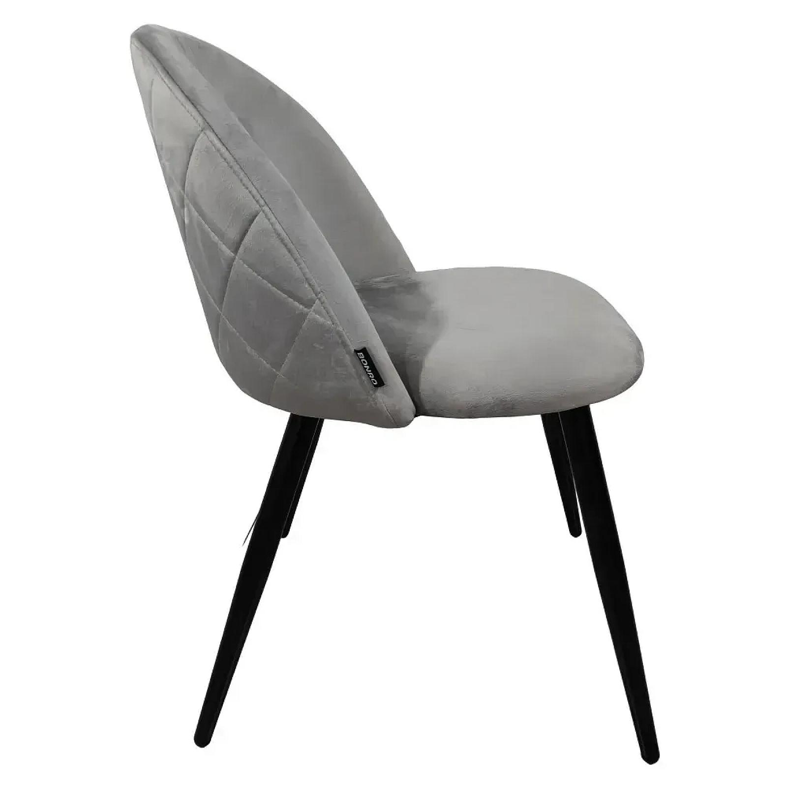 Стілець крісло для кухні, вітальні, кафе Bonro B-659 сіре