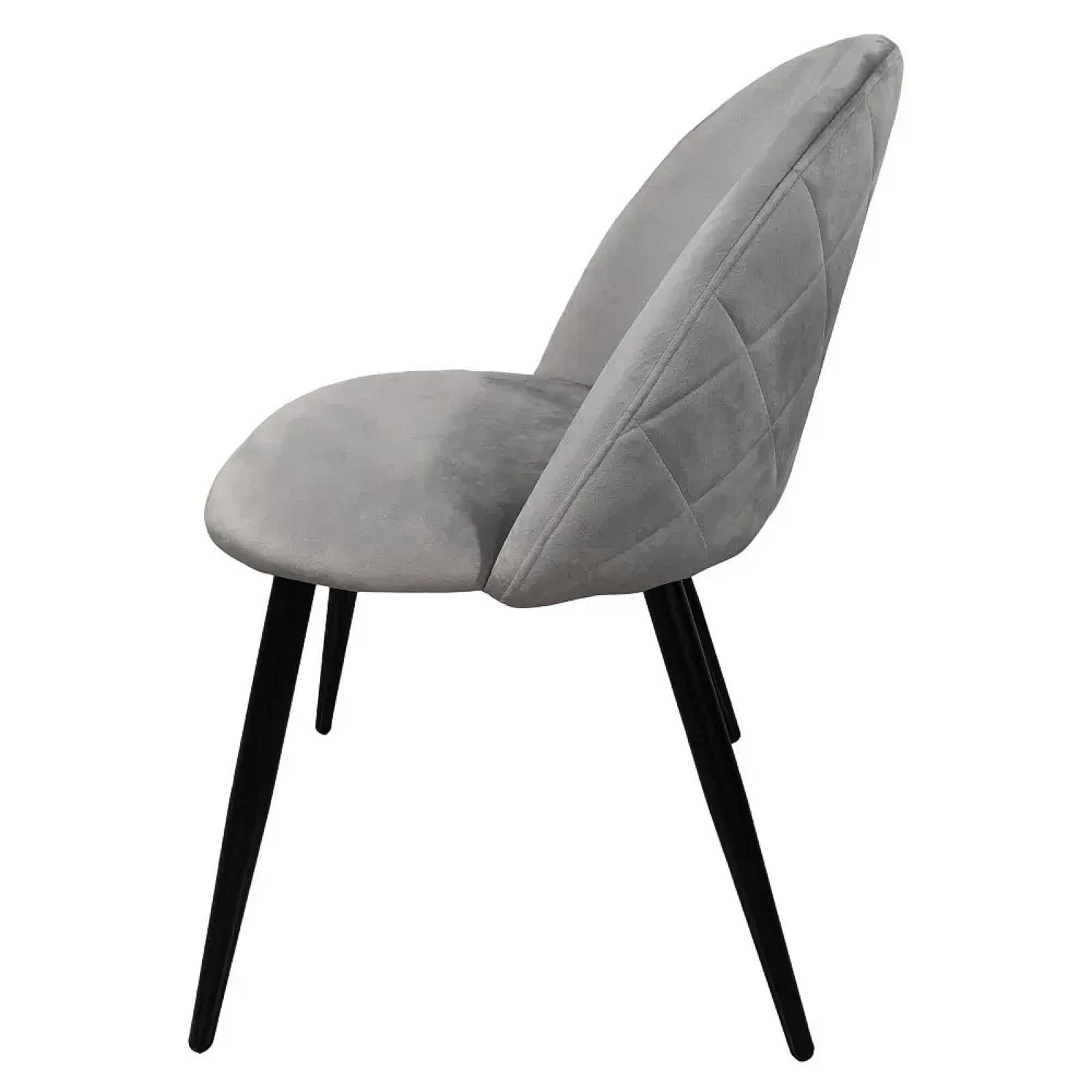 Стілець крісло для кухні, вітальні, кафе Bonro B-659 сіре