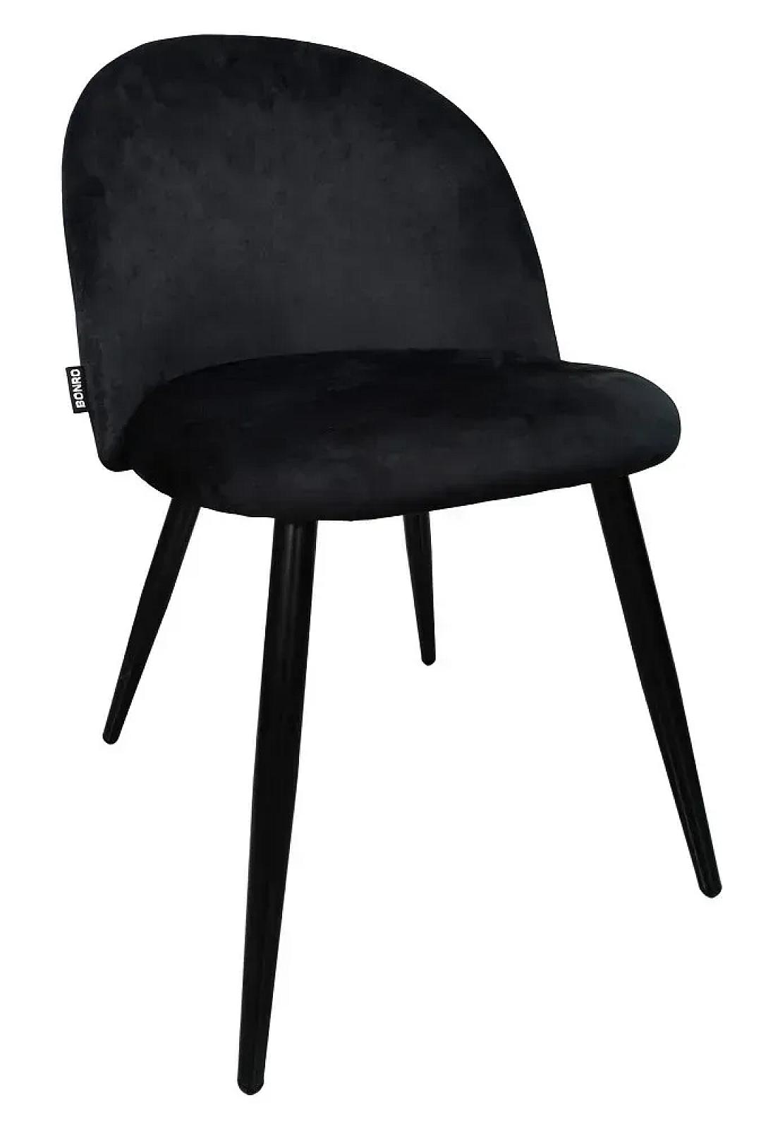 Стілець крісло для кухні, вітальні, кафе Bonro B-659 чорне