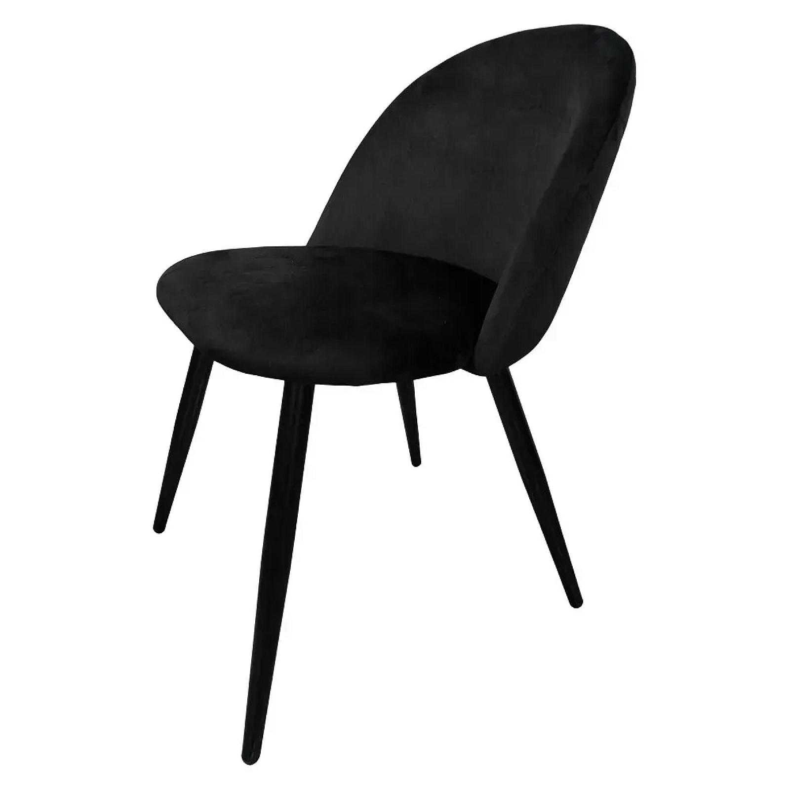 Стілець крісло для кухні, вітальні, кафе Bonro B-659 чорне