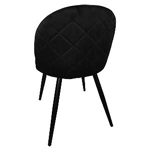 Стілець крісло для кухні, вітальні, кафе Bonro B-659 чорне