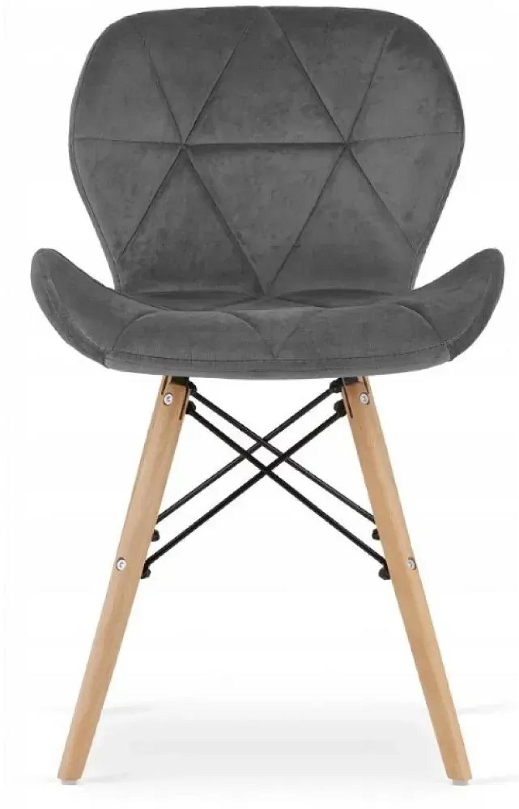 Крісло Bonro B-531 велюр сіре