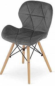 Крісло Bonro B-531 велюр сіре