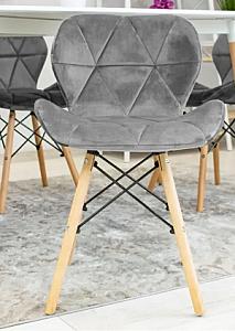 Крісло Bonro B-531 велюр сіре