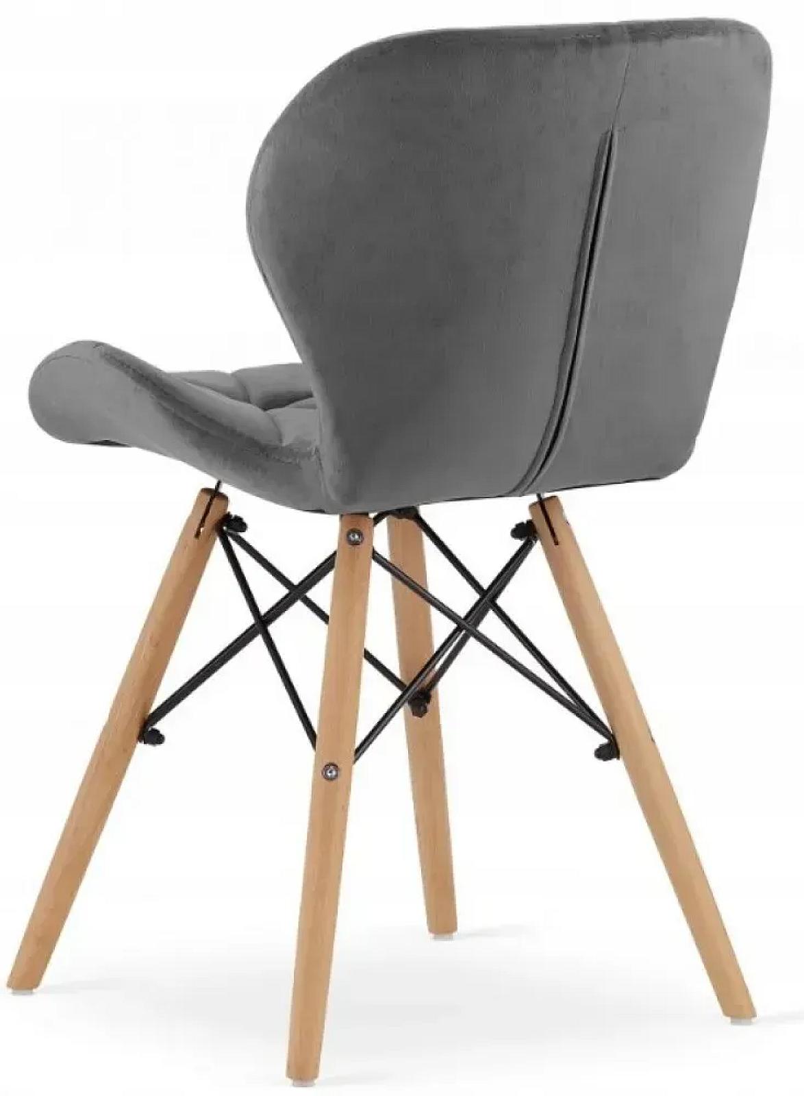 Крісло Bonro B-531 велюр сіре