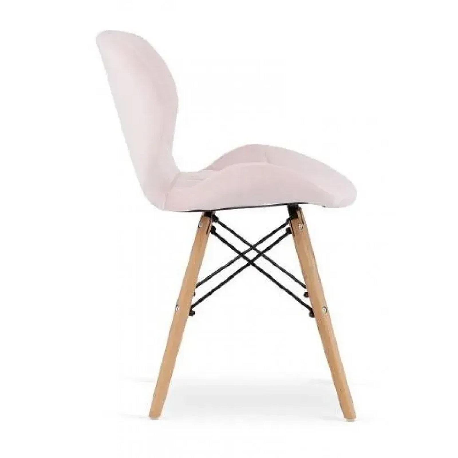 Крісло Bonro B-531 велюр рожеве