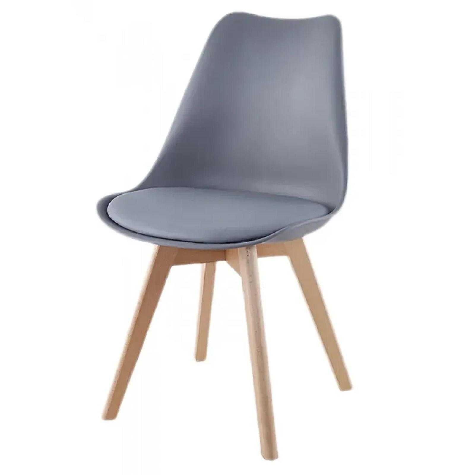 Крісло для кухні на ніжках Bonro BN-487 сіре