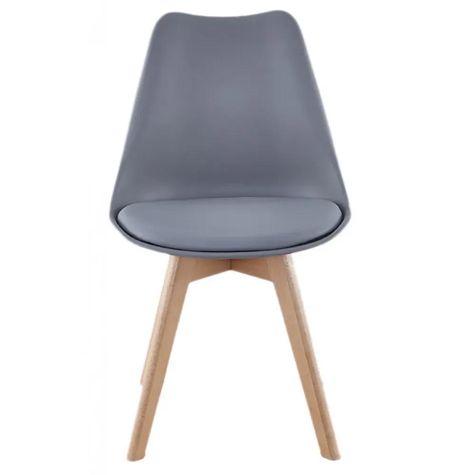 Крісло для кухні на ніжках Bonro BN-487 сіре