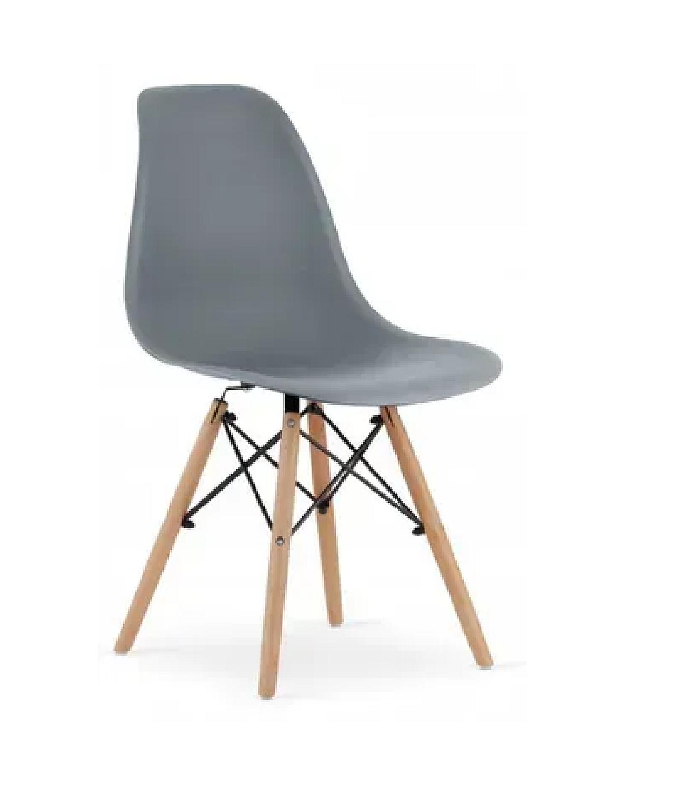 Стілець для кухні на ніжках Bonro ВN-173 FULL KD сірий