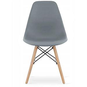 Стілець для кухні на ніжках Bonro ВN-173 FULL KD сірий