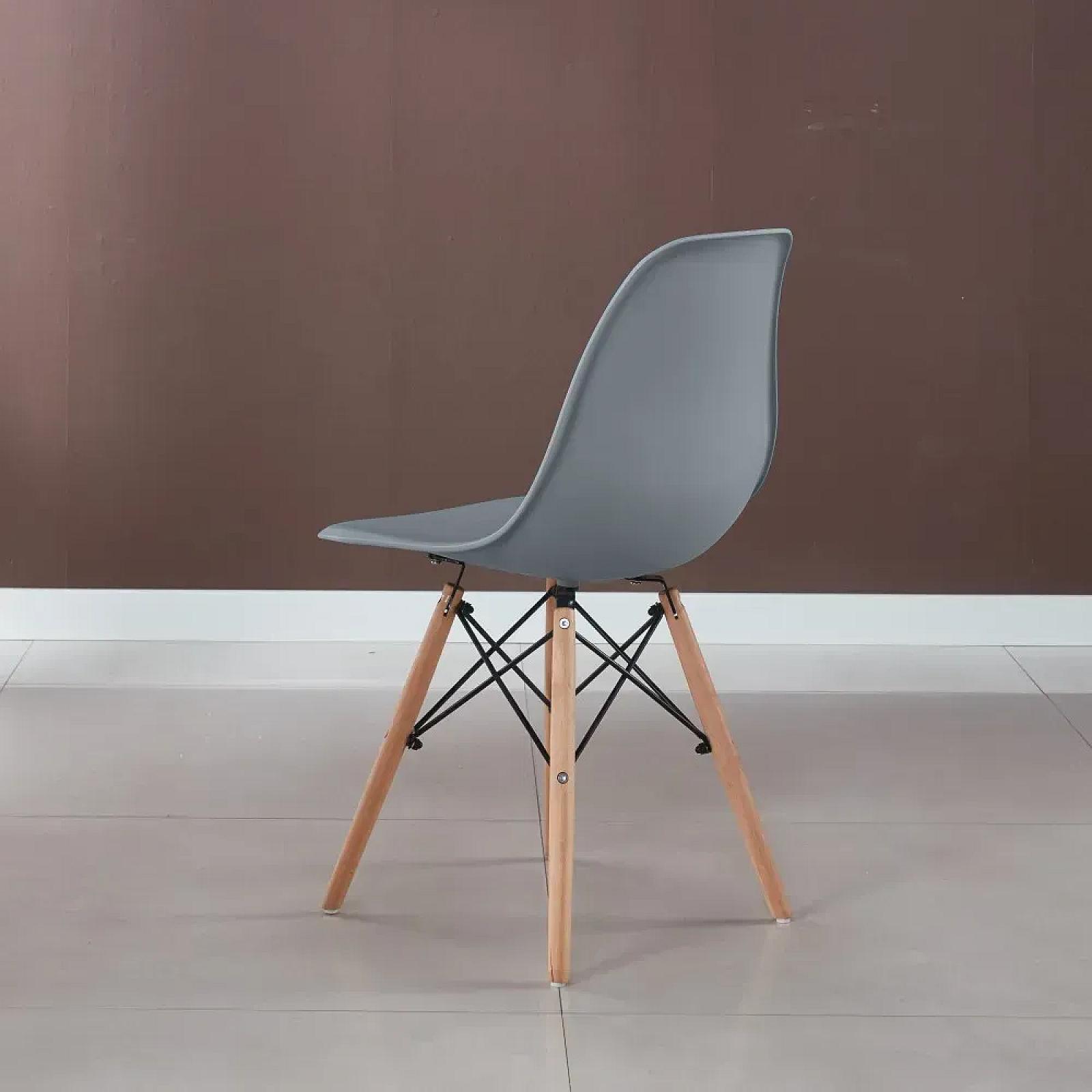 Стілець для кухні на ніжках Bonro ВN-173 FULL KD сірий