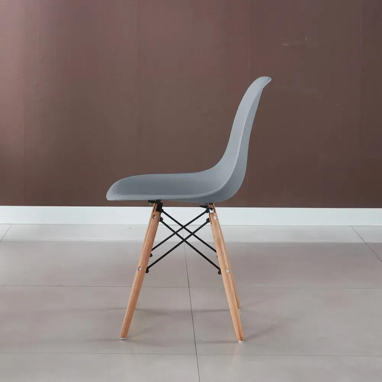 Стілець для кухні на ніжках Bonro ВN-173 FULL KD сірий